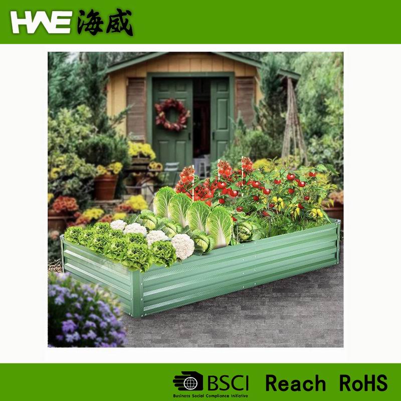 Garden Box for Vegetables Outdoor Garden Plant  lawn Edging Metal raised bed