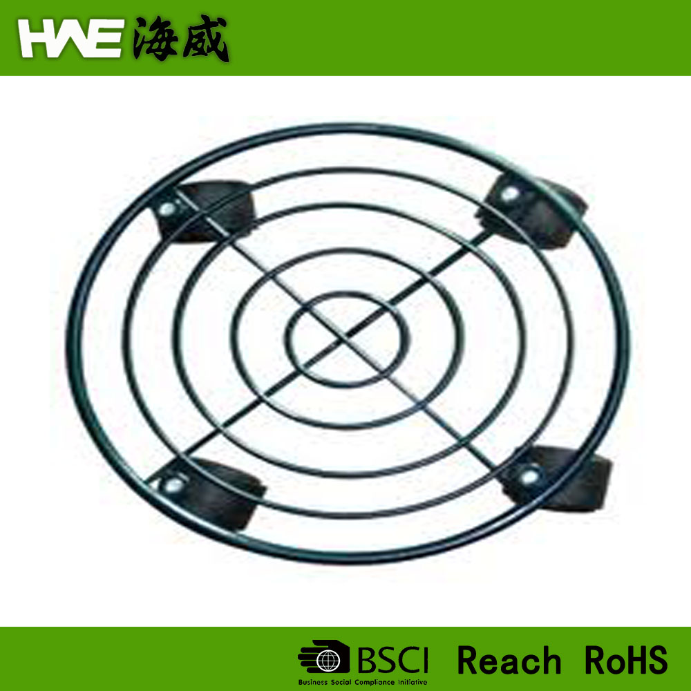 Flower pot shelves trolley